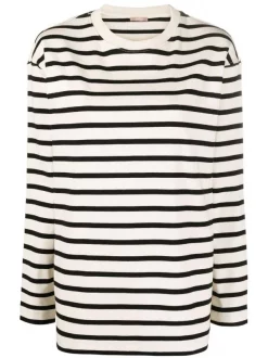 ( Nouvelle Collection ) 12 STOREEZ Sweat Rayé En Coton Femme