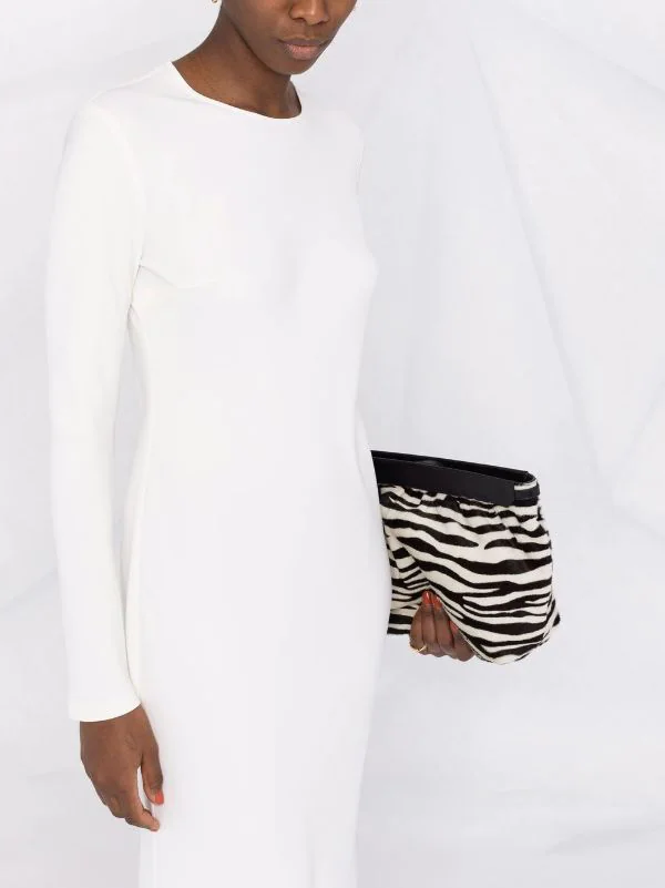 ( Nouvelle Collection ) 12 STOREEZ Robe Mi-longue à Poignets Zippés Femme 5 ( Nouvelle Collection ) 12 STOREEZ Robe Mi-longue à Poignets Zippés Femme – Image 5