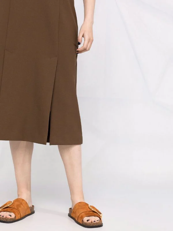 ( Nouvelle Collection ) 12 STOREEZ BROWN Robe Mi-longue à Dos Nu Femme 3 ( Nouvelle Collection ) 12 STOREEZ BROWN Robe Mi-longue à Dos Nu Femme – Image 3