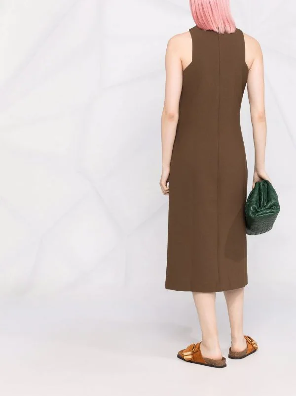 ( Nouvelle Collection ) 12 STOREEZ BROWN Robe Mi-longue à Dos Nu Femme 6 ( Nouvelle Collection ) 12 STOREEZ BROWN Robe Mi-longue à Dos Nu Femme – Image 6