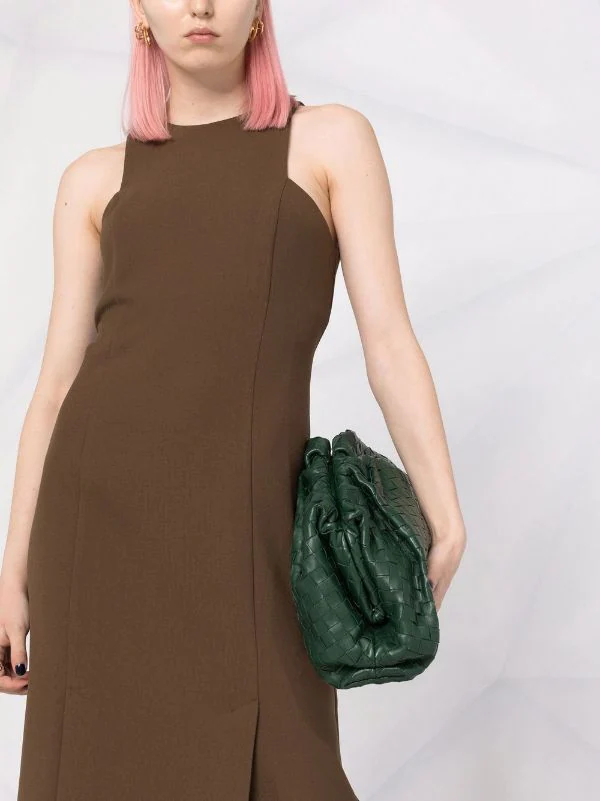 ( Nouvelle Collection ) 12 STOREEZ BROWN Robe Mi-longue à Dos Nu Femme 5 ( Nouvelle Collection ) 12 STOREEZ BROWN Robe Mi-longue à Dos Nu Femme – Image 5