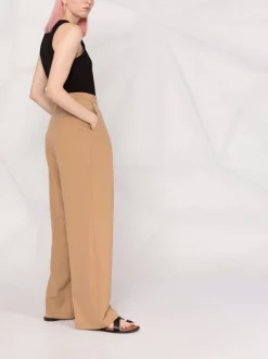 ( Nouvelle Collection ) 12 STOREEZ BEIGE Pantalon Plissé à Taille Haute Femme -12 STOREEZ Soldes Magasin 17973273 38423400 600