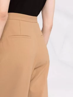 ( Nouvelle Collection ) 12 STOREEZ BEIGE Pantalon Plissé à Taille Haute Femme -12 STOREEZ Soldes Magasin 17973273 38423401 600
