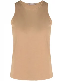 ( Nouvelle Collection ) 12 STOREEZ BEIGE Débardeur à Encolure Ronde Femme