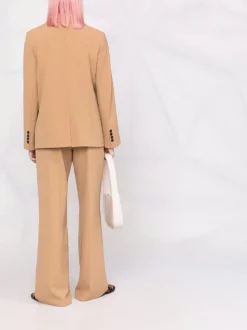 ( Nouvelle Collection ) 12 STOREEZ Blazer à Boutonnière Croisée BEIGE -12 STOREEZ Soldes Magasin 17974237 38375860 600