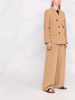 ( Nouvelle Collection ) 12 STOREEZ Blazer à Boutonnière Croisée BEIGE -12 STOREEZ Soldes Magasin 17974237 38377502 600