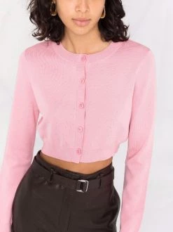 ( Nouvelle Collection ) 12 STOREEZ PINK Cardigan Crop En Maille Fine Femme -12 STOREEZ Soldes Magasin 17974359 38421439 600