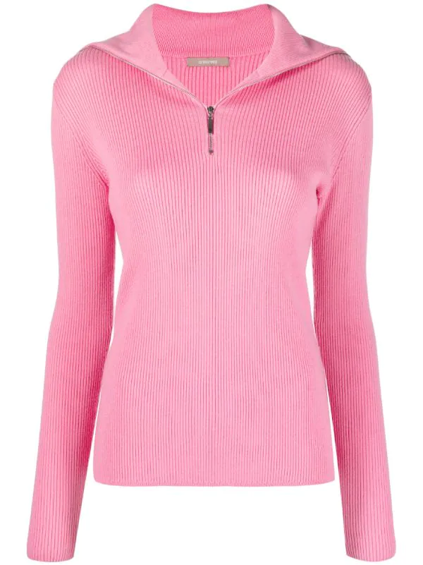 ( Nouvelle Collection ) 12 STOREEZ Pull En Laine Mérinos à Col Zippé Femme 1 ( Nouvelle Collection ) 12 STOREEZ Pull En Laine Mérinos à Col Zippé Femme