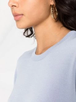 ( Nouvelle Collection ) 12 STOREEZ DUSTY BLUE T-shirt En Maille Fine Femme -12 STOREEZ Soldes Magasin 17989753 359e0159 166e 47cf a69e 53978fc6748e 600