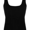 ( Nouvelle Collection ) 12 STOREEZ Débardeur En Maille Nervurée Femme