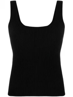 ( Nouvelle Collection ) 12 STOREEZ Débardeur En Maille Nervurée Femme