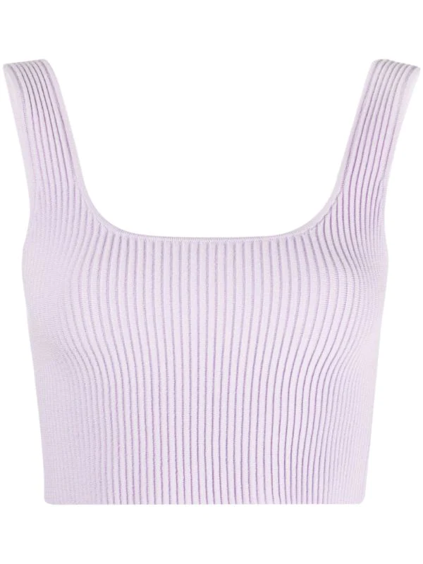( Nouvelle Collection ) 12 STOREEZ Haut Crop En Maille Nervurée LIGHT LILAC 1 ( Nouvelle Collection ) 12 STOREEZ Haut Crop En Maille Nervurée LIGHT LILAC