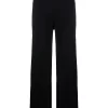 ( Nouvelle Collection ) 12 STOREEZ BLACK Pantalon Ample En Maille Femme
