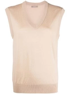 ( Nouvelle Collection ) 12 STOREEZ Light-beige Débardeur En Maille Femme