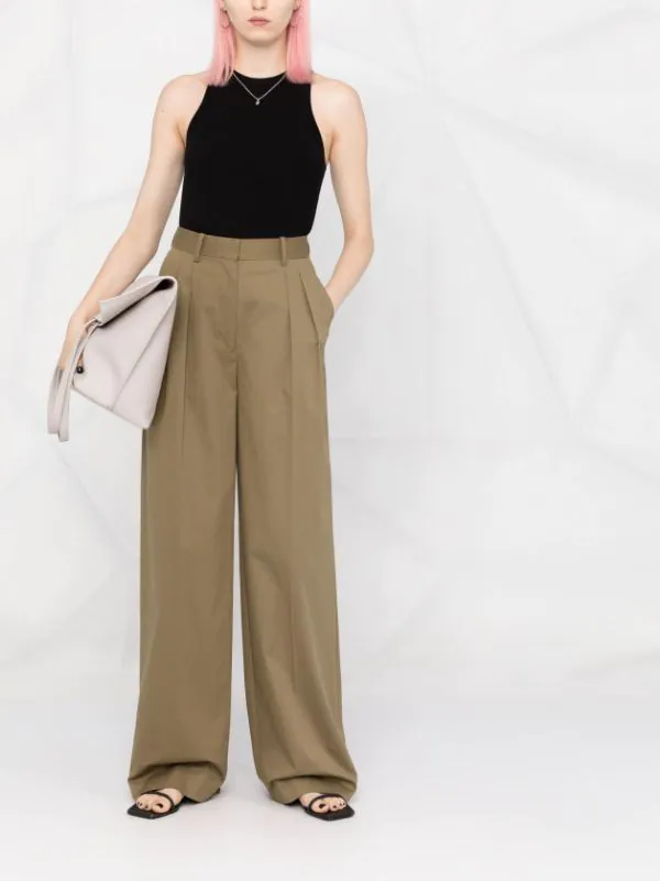 ( Nouvelle Collection ) 12 STOREEZ Débardeur En Maille Nervurée BLACK 2 ( Nouvelle Collection ) 12 STOREEZ Débardeur En Maille Nervurée BLACK – Image 2