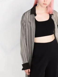 ( Nouvelle Collection ) 12 STOREEZ BLACK Haut Crop En Maille Nervurée Femme -12 STOREEZ Soldes Magasin 17990379 82cdc794 70c5 4030 99ec 567944c185ac 600