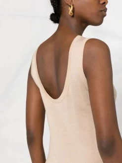 ( Nouvelle Collection ) 12 STOREEZ Light-beige Robe Mi-longue à Col Rond Femme -12 STOREEZ Soldes Magasin 17990380 b3769643 3427 4f86 91e1 ae09ec131e07 600