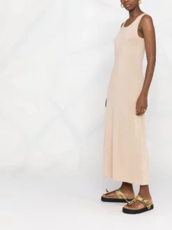 ( Nouvelle Collection ) 12 STOREEZ Light-beige Robe Mi-longue à Col Rond Femme -12 STOREEZ Soldes Magasin 17990380 f6efa5ef 1ea7 4f66 a3ec 868fa525e5ca 600