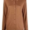 ( Nouvelle Collection ) 12 STOREEZ Chemise En Laine Mérinos Mélangée DARK CAMEL