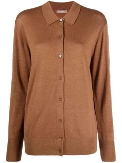 ( Nouvelle Collection ) 12 STOREEZ Chemise En Laine Mérinos Mélangée DARK CAMEL