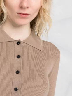 ( Nouvelle Collection ) 12 STOREEZ Polo Nervuré à Manches Longues COFFEE WITH MILK -12 STOREEZ Soldes Magasin 17991187 32679d35 1015 4361 a93a dbca66105cf7 600