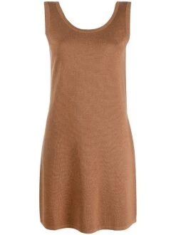 ( Nouvelle Collection ) 12 STOREEZ Robe Courte En Laine Mérinos Mélangée Femme