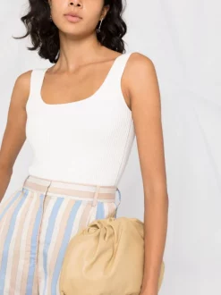 ( Nouvelle Collection ) 12 STOREEZ Débardeur En Maille Nervurée Milk -12 STOREEZ Soldes Magasin 17991197 ecae4345 957a 4033 b87d ea50487fca46 600