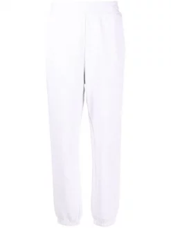 ( Nouvelle Collection ) 12 STOREEZ LIGHT GREY Pantalon De Jogging Fuselé En Coton Femme