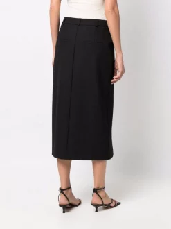 ( Nouvelle Collection ) 12 STOREEZ Jupe Mi-longue à Fente Femme -12 STOREEZ Soldes Magasin 18008256 38556268 600