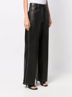 ( Nouvelle Collection ) 12 STOREEZ Pantalon Droit En Cuir Femme 7 ( Nouvelle Collection ) 12 STOREEZ Pantalon Droit En Cuir Femme -12 STOREEZ Soldes Magasin 18049803 38557155 600