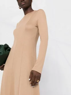 ( Nouvelle Collection ) 12 STOREEZ Robe Longue Plissée à Manches Longues Femme -12 STOREEZ Soldes Magasin 18050351 69c0917d 6a57 45d7 bb0e d14788ca91a2 600