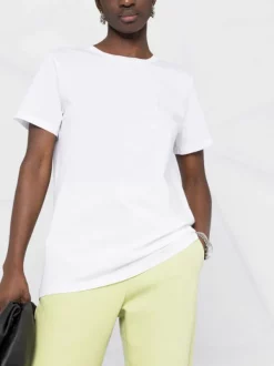 ( Nouvelle Collection ) 12 STOREEZ White T-shirt Ample à Manches Courtes Femme -12 STOREEZ Soldes Magasin 18050353 6114bf1e f8ac 487a b302 53f39f9d8286 600