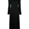( Nouvelle Collection ) 12 STOREEZ BLACK Robe Longue à Design D'empiècements Femme
