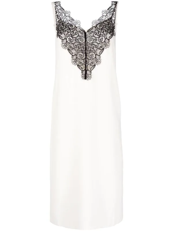 ( Nouvelle Collection ) 12 STOREEZ Milk Robe-nuisette Mi-longue à Empiècements En Dentelle Femme 1 ( Nouvelle Collection ) 12 STOREEZ Milk Robe-nuisette Mi-longue à Empiècements En Dentelle Femme