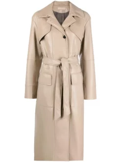 ( Nouvelle Collection ) 12 STOREEZ Trench Ceinturé à Boutonnière Croisée Femme