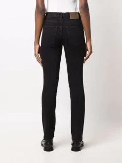( Nouvelle Collection ) 12 STOREEZ Jean Slim à Taille Mi-haute BLACK -12 STOREEZ Soldes Magasin 18051191 38557083 600