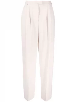 ( Nouvelle Collection ) 12 STOREEZ Pantalon De Tailleur Duo Ă Plis Femme