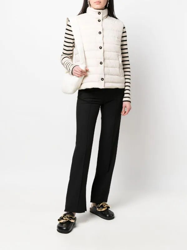 ( Nouvelle Collection ) 12 STOREEZ Gilet Léger à Design Matelassé Milk 2 ( Nouvelle Collection ) 12 STOREEZ Gilet Léger à Design Matelassé Milk – Image 2