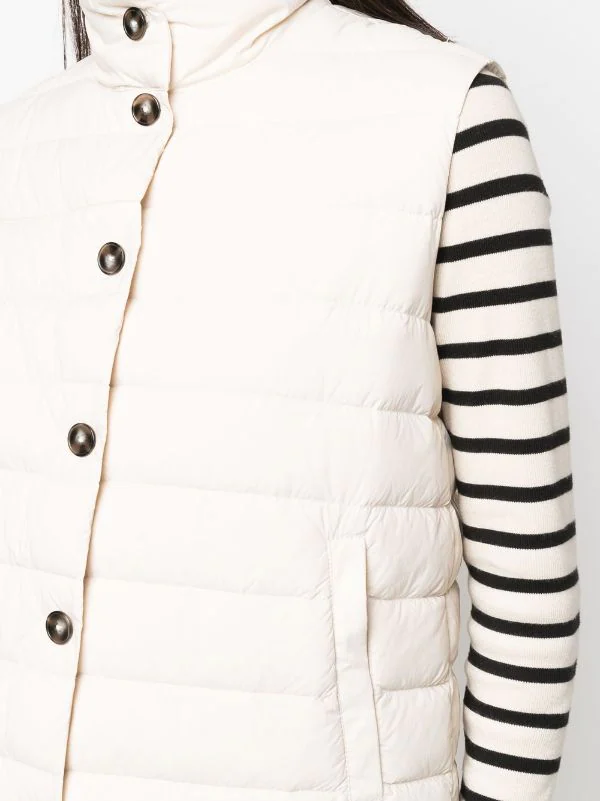 ( Nouvelle Collection ) 12 STOREEZ Gilet Léger à Design Matelassé Milk 5 ( Nouvelle Collection ) 12 STOREEZ Gilet Léger à Design Matelassé Milk – Image 5