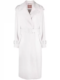 ( Nouvelle Collection ) 12 STOREEZ LIGHT GREY Trench Oversize Ă Manches Raglan Femme