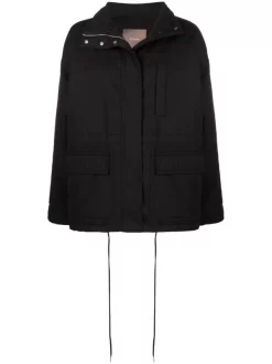 ( Nouvelle Collection ) 12 STOREEZ BLACK Veste Matelassée à Poches Plaquées Femme