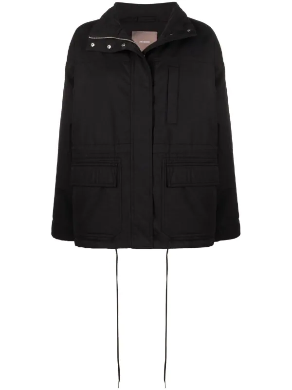( Nouvelle Collection ) 12 STOREEZ BLACK Veste Matelassée à Poches Plaquées Femme 1 ( Nouvelle Collection ) 12 STOREEZ BLACK Veste Matelassée à Poches Plaquées Femme