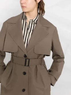 ( Nouvelle Collection ) 12 STOREEZ Trench Boutonné à Taille Ceinturée Femme -12 STOREEZ Soldes Magasin 18076090 ffce5536 b6ec 47ed 8d5c 90275639c5b1 600