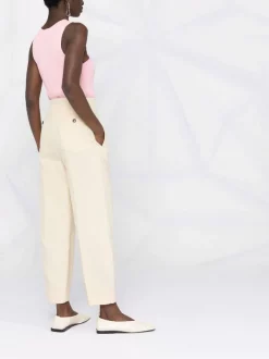 ( Nouvelle Collection ) 12 STOREEZ Haut Crop à Détail Torsadé SOFT PINK -12 STOREEZ Soldes Magasin 18117771 38825944 600