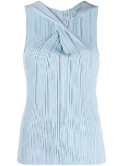 ( Nouvelle Collection ) 12 STOREEZ Haut Crop à Détail Torsadé Femme