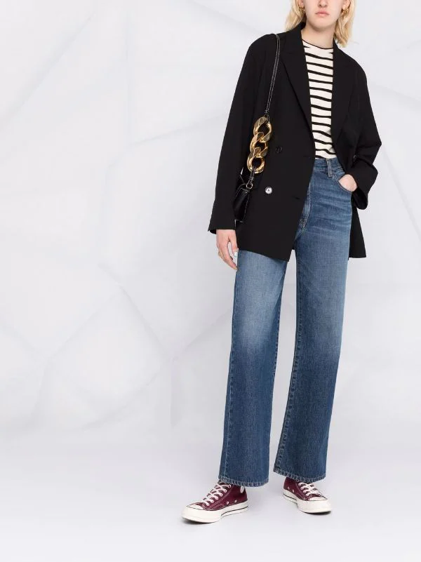 ( Nouvelle Collection ) 12 STOREEZ BLACK Blazer Croisé à Taille Ceinturée Femme 2 ( Nouvelle Collection ) 12 STOREEZ BLACK Blazer Croisé à Taille Ceinturée Femme – Image 2