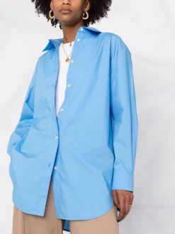 ( Nouvelle Collection ) 12 STOREEZ ELECTRIC BLUE Chemise à Manches Longues Femme -12 STOREEZ Soldes Magasin 18117774 38824981 600