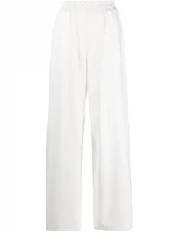 ( Nouvelle Collection ) 12 STOREEZ Milk Pantalon Ample En Jersey Femme