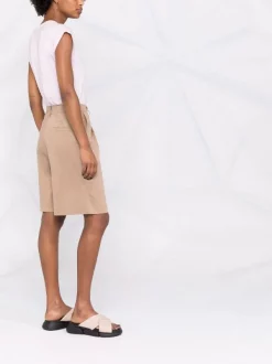 ( Nouvelle Collection ) 12 STOREEZ COFFEE WITH MILK Short En Coton à Taille Haute Femme -12 STOREEZ Soldes Magasin 18118222 38858601 600