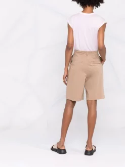( Nouvelle Collection ) 12 STOREEZ COFFEE WITH MILK Short En Coton à Taille Haute Femme -12 STOREEZ Soldes Magasin 18118222 38859071 600